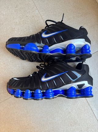 Nike Shox TL Zapatillas Negras y Azules