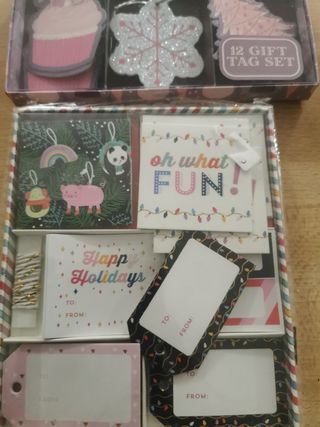 Set 12 Biglietti Regalo Natale Piu altri 60