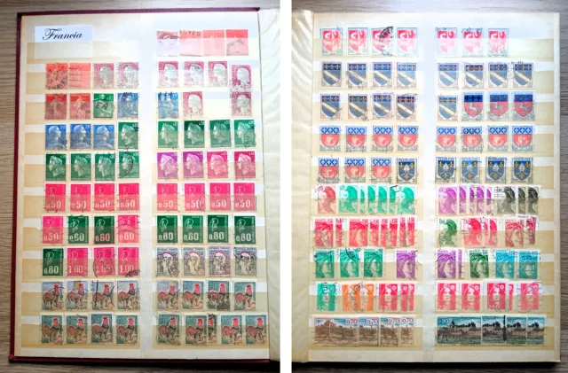 Album di francobolli Old Europe +1000 francobolli usati