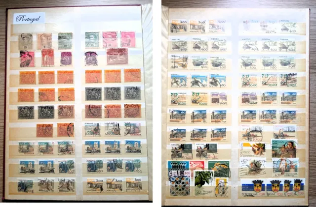 Album di francobolli Old Europe +1000 francobolli usati