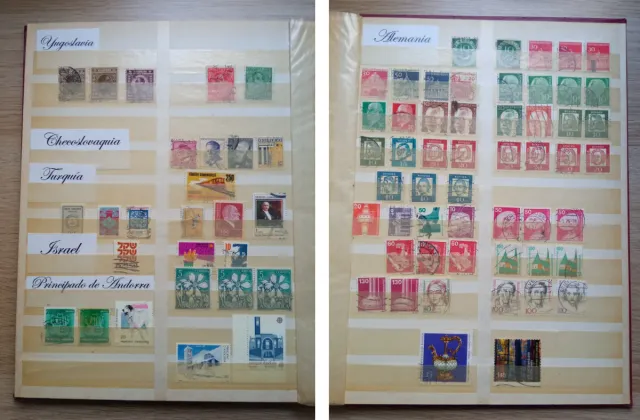 Album di francobolli Old Europe +1000 francobolli usati