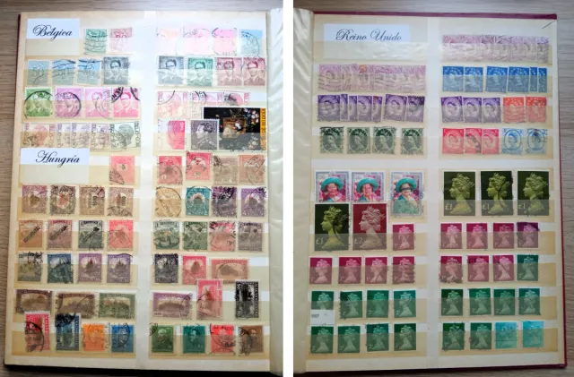 Album di francobolli Old Europe +1000 francobolli usati