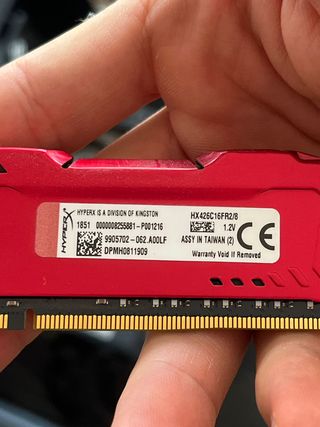 Memoria RAM HyperX Fury DDR4 8GB 2666MHz (x2)