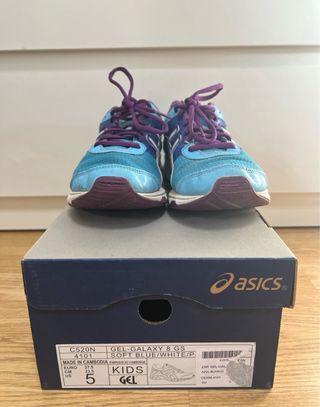 Deportivas Asics Gel-Galaxy 8 GS Azul/Morado