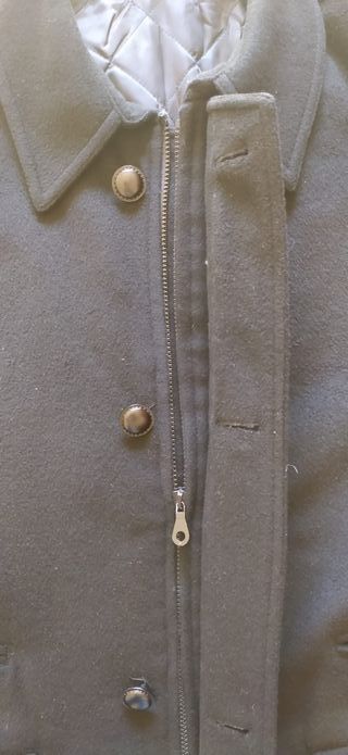 Cappotto Uomo Lana Blu Scuro Taglia 54