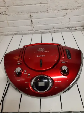 Lenco CD Radio Rojo
