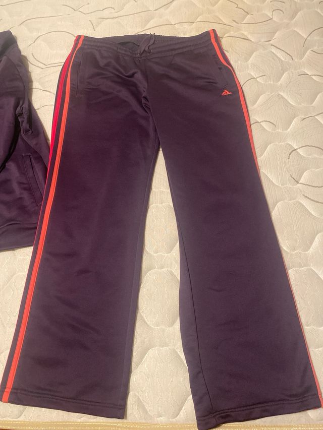Chándal Adidas niña morado y rojo Talla M
