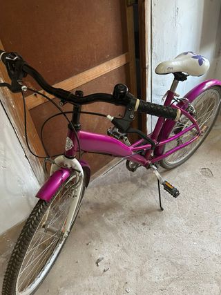 Bicicleta niña fucsia 93 cm 