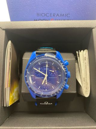 Swatch x Omega Mission to Neptune Blu