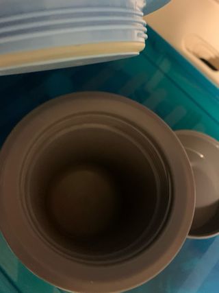 Portavivande Tupperware Beige/Blu
