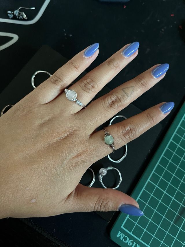 Lote 16 Anillos Cuarzo
Hechos a Mano