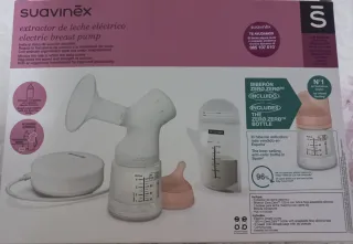 Extractor Leche Eléctrico Suavinex + Biberón Zero.