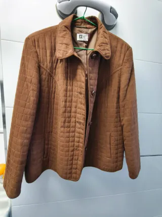 Chaqueta FE EDITION ante marrón Talla XL