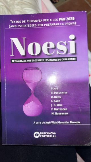 Noesi. Textos de filosofia per a les PAU 2025