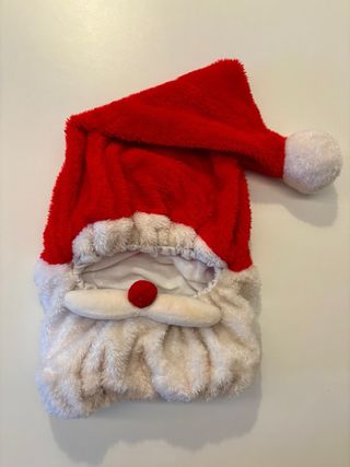 Disfraz Papá Noel + gorro moto