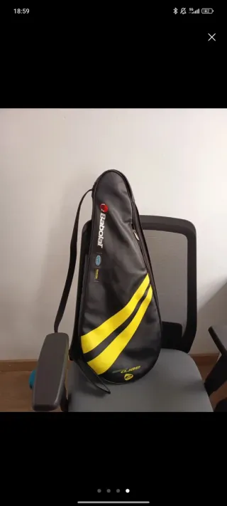 Funda Raqueta Babolat Negra y Amarilla