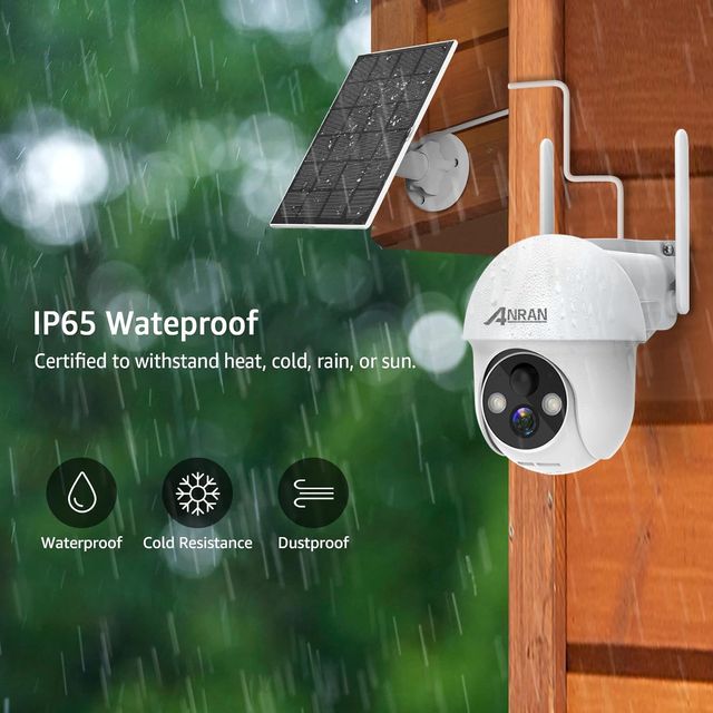 ¡-50%! | ANRAN 2K Cámara Vigilancia WiFi Exterior