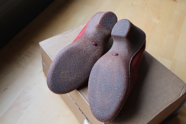 Zapatos Camper tacón rojos talla 39