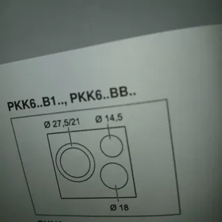 Vitrocerámica PK6..B1, PK6..BB
Venta en persona