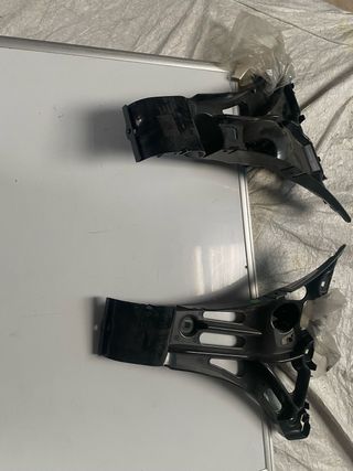 2x SOPORTES PARAGOLPES TRASERO BMW E61 PACK M