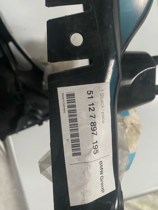 2x SOPORTES PARAGOLPES TRASERO BMW E61 PACK M