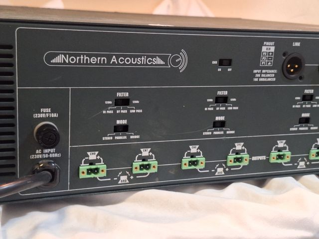 Amplificador Northern Acoustics 8000
W 8x1000w