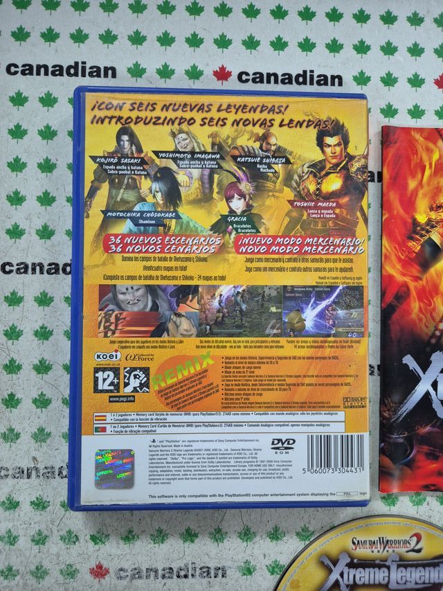 Samurai Warriors 2 Xtreme Legends PS2