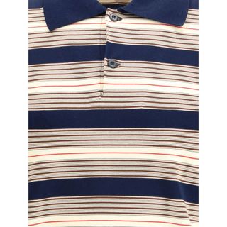 Polo Prada Rayas Azul y Marrón