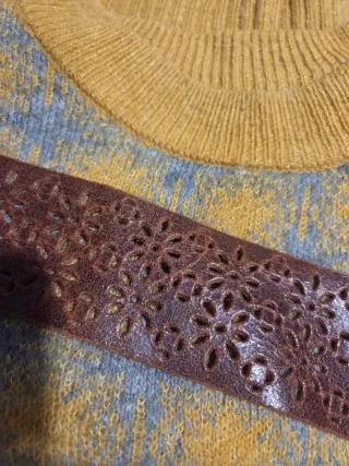 Cinturón  con hebilla cuadrada