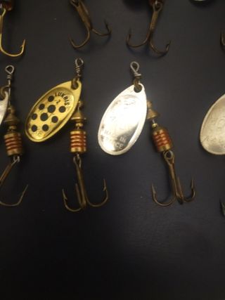 Lote nº3.- 15 Cucharillas Pesca Variadas