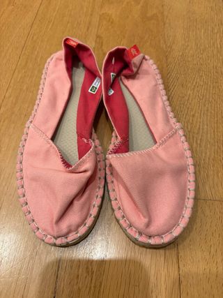 Alpargatas Havaianas rosas maquillaje talla 36