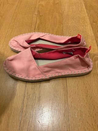 Alpargatas Havaianas rosas maquillaje talla 36
