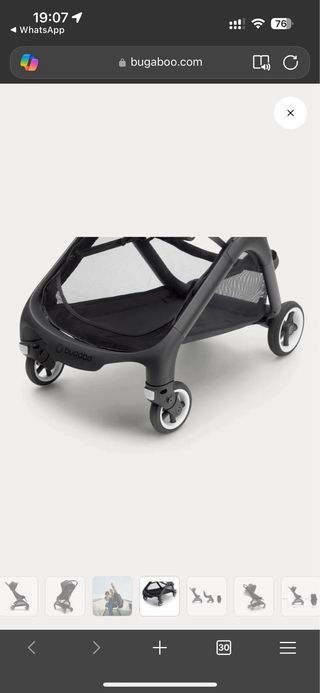 Bugaboo Butterfly Silla de Paseo Negra