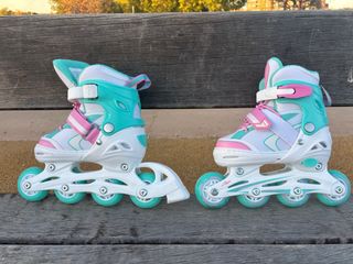 Patines Oxelo Play 5 Niños Menta. Talla 30-33

