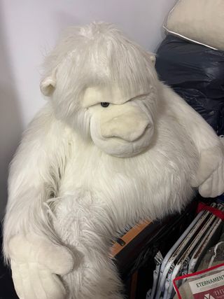 Peluche Mono Blanco Grande