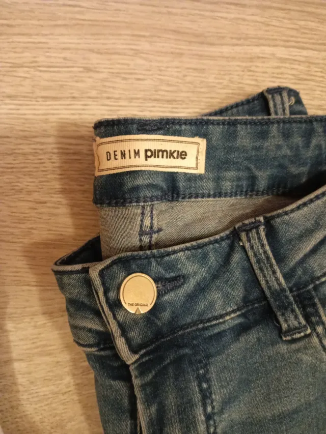 Pantalones vaqueros largos elásticos