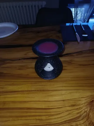 Porta candela in ceramica