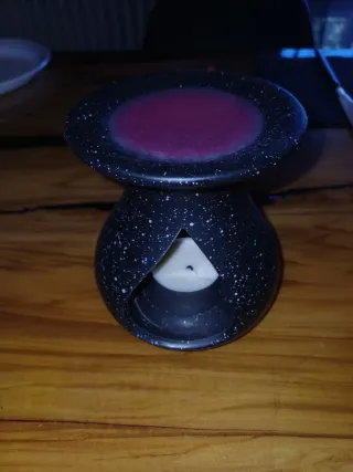 Porta candela in ceramica