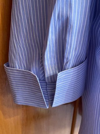 Camisa Cortefiel Flores Bordadas Talla XL