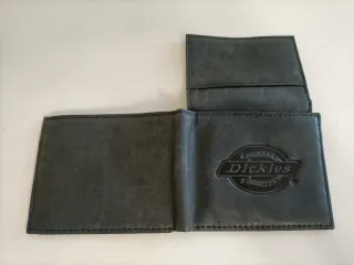 Cartera/Billetera Dickies Piel Negra. Nueva