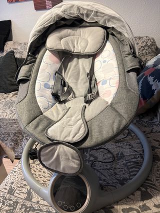 Mecedora Eléctrica Bebé2luxe Alpha Gris