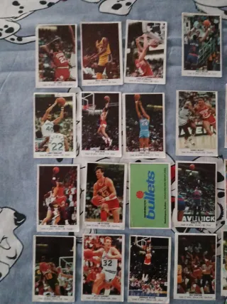 Lote cromos baloncesto Converse 88 todos de la NBA