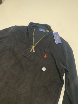 Polo Ralph Lauren Jersey Cremallera Negro
