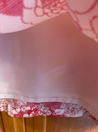 Falda Corte Inglés Flores Rojas Talla 52