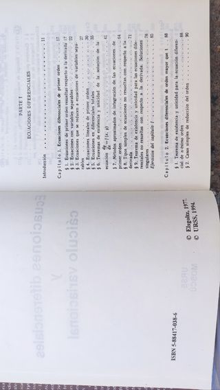 Ecuaciones diferenciales y cálculo variación MIR