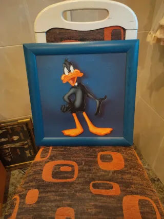 Cuadro infantil del Pato Lucas