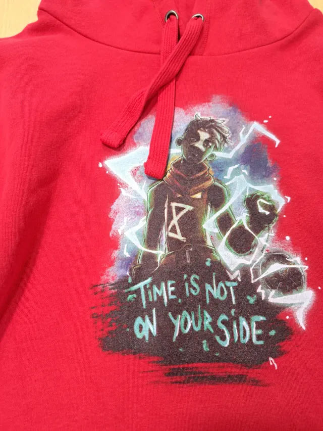 Sudadera Ekko con capucha roja T M