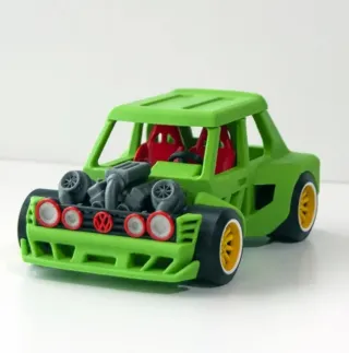 Maqueta Volkswagen Golf MK1 impresión 3D