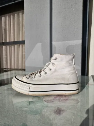 Converse Blancas Plataforma