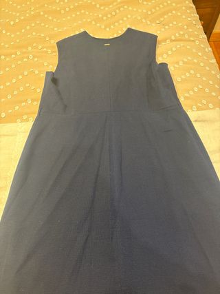 Vestido azul sin mangas Purificación García